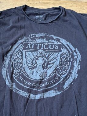 Atticus blink 182 y2k never go quietly shirt mens medium